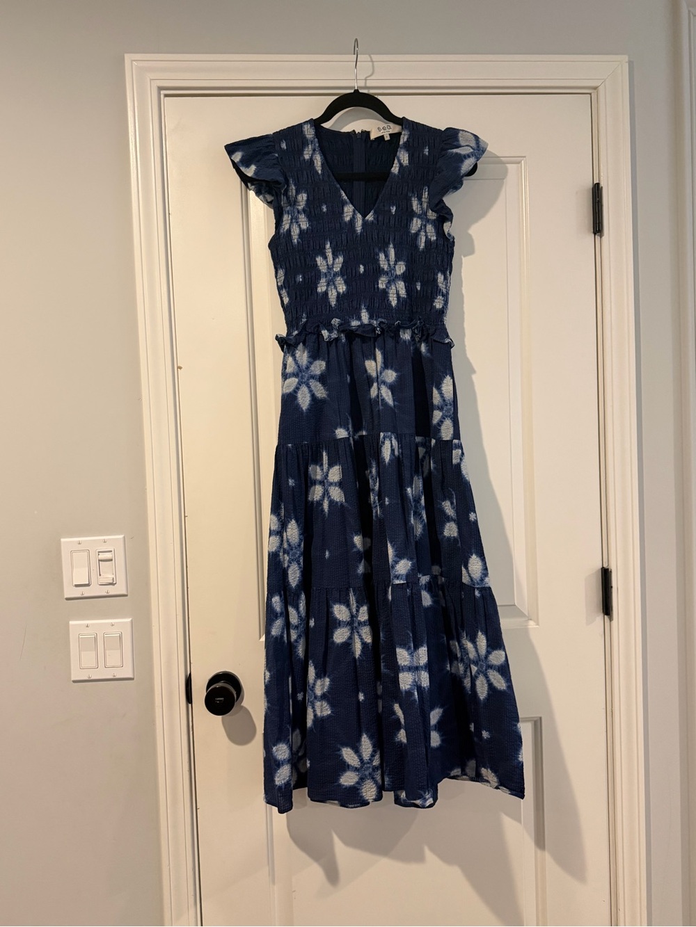 SEA flutter sleeve dress